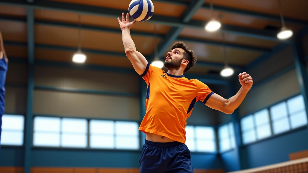 تسلسل حركة انطلاق لاعب الوسط من الأرض نحو الكرة في الهواء